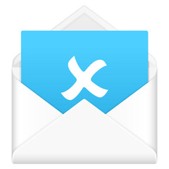 envelope with star symbol