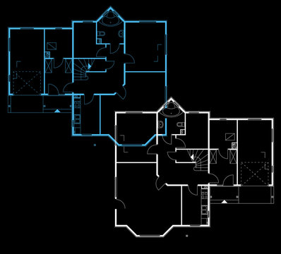 house blueprint background