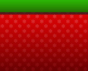 christmas background red and ribbon green