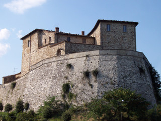 Fototapeta na wymiar Rocca fortificata