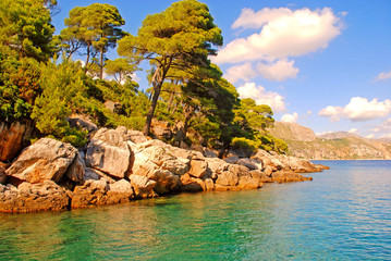 Obraz premium Adriatic sea coast,Dalmatia, Croatia