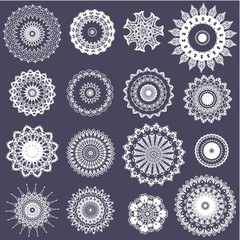 openwork crocheted napkins