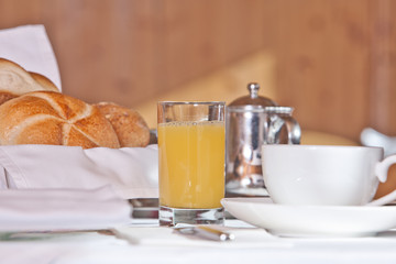 breakfast table