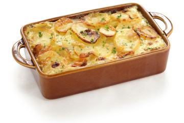 potato gratin, gratin dauphinois, french cuisine © uckyo