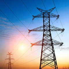 high voltage post