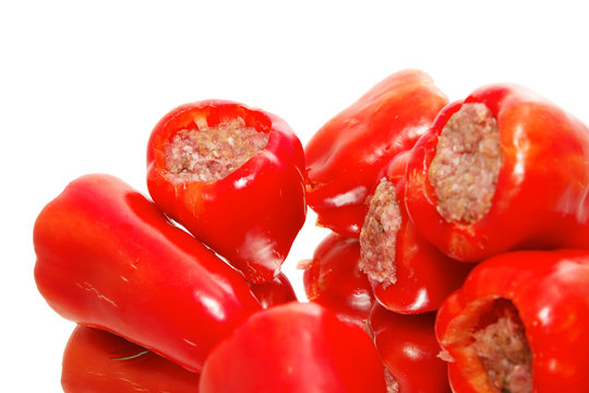 Paprika mit Hackfleisch