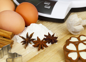 Backzutaten abwiegen