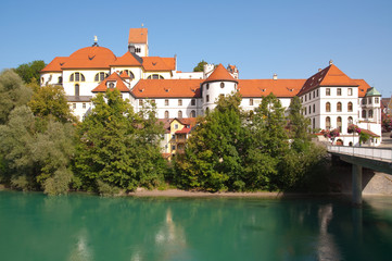 Fototapeta na wymiar popularne święto i turystycznego przeznaczenia Füssen