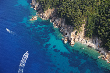 Costa Nord-Elba island