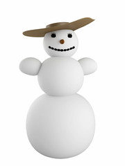 Snowman with the hat