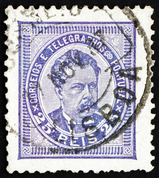 Postage stamp Portugal 1887 King Luiz, King of Portugal