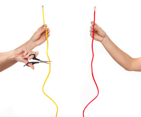 Cutting off communication or going wireless?