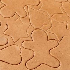 making gingerbread cookies for Christmas