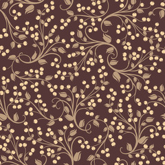 Seamless vector floral pattern