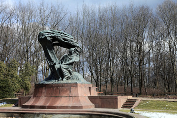 Pomnik Chopina - obrazy, fototapety, plakaty