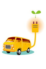 エコ,エコカー,電気自動車,クリーンエネルギー,優しい,自然エネルギー,排気,再生,エネルギー