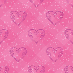 Valentine heart, seamless