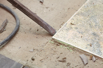 hammer mason work floor tool