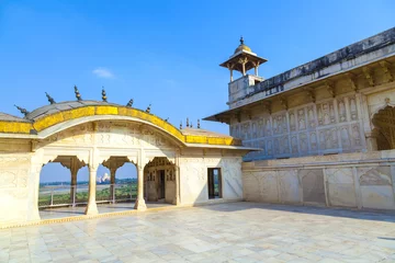 Foto op Plexiglas Red Fort in Agra, Amar Singh Gate, India, Uttar Pradesh © travelview