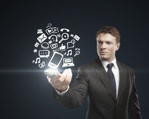 interface with icons