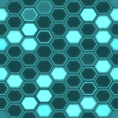 Glowing pattern. Seamless background.