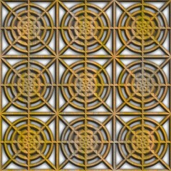 Rusty fence. Seamless background.