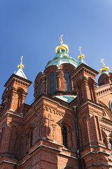 Fototapeta premium Uspenski Cathedral in Helsinki, Finland
