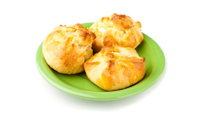 homemade buns stuffed with cheese