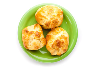 homemade buns stuffed with cheese