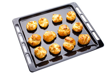 homemade buns stuffed with cheese