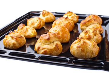 homemade buns stuffed with cheese