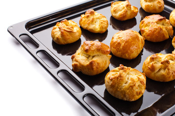 homemade buns stuffed with cheese