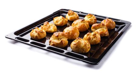 homemade buns stuffed with cheese