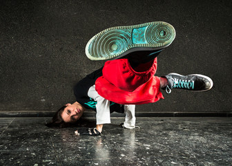 Breakdance Tänzerin