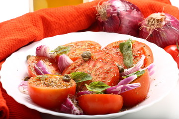 insalata con i pomodori