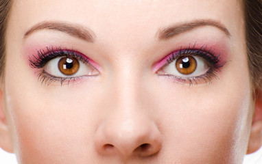 Obraz premium Woman with beautiful makeup
