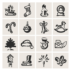 Obraz premium Christmas Icons