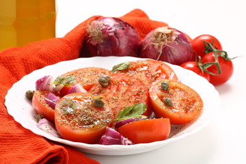 insalata con i pomodori