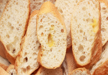 slice french baguette