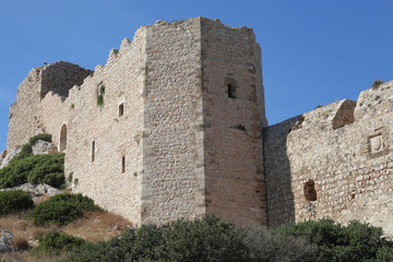 Fototapeta na wymiar Burgruine Kritinia Castle, Rhodos
