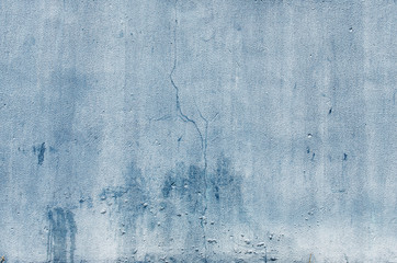 Blue Wall Cracked