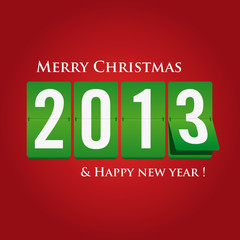 Merry Christmas and happy new year eve 2013 count