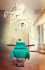 Therapeutic and diagnostic rooms with medical equipment