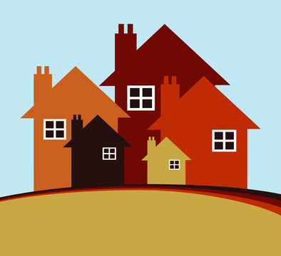 House or real estate illustration.