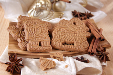 gewürzspekulatius mit weihnachtsengel