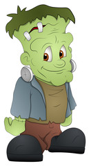 Frankenstein - Cartoon Character - Vector Illustration