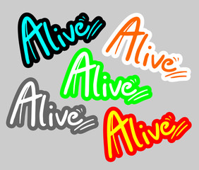 Alive graffiti collection