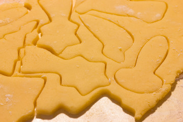 Christmas cookies dough