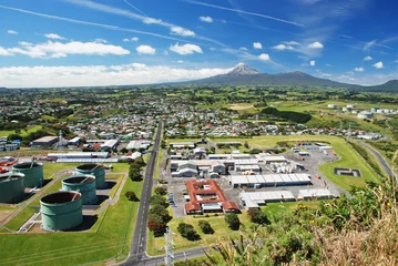 Foto op Plexiglas New Plymouth, Taranaki Region, North Island of New Zealand © Jiri Foltyn