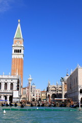 Fototapeta na wymiar Zabytki Wenecji Plac Świętego Marka - Włochy